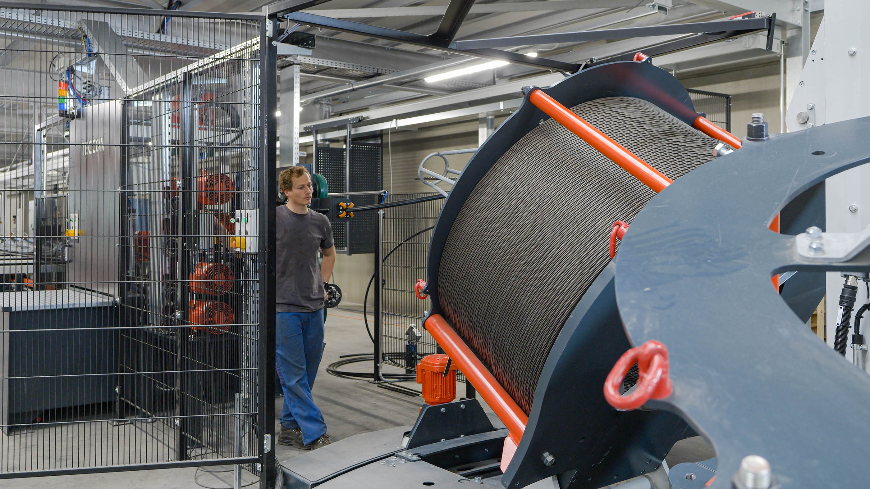 Plant for the automated production of strand anchors of different dimensions, Bavaria, Germany