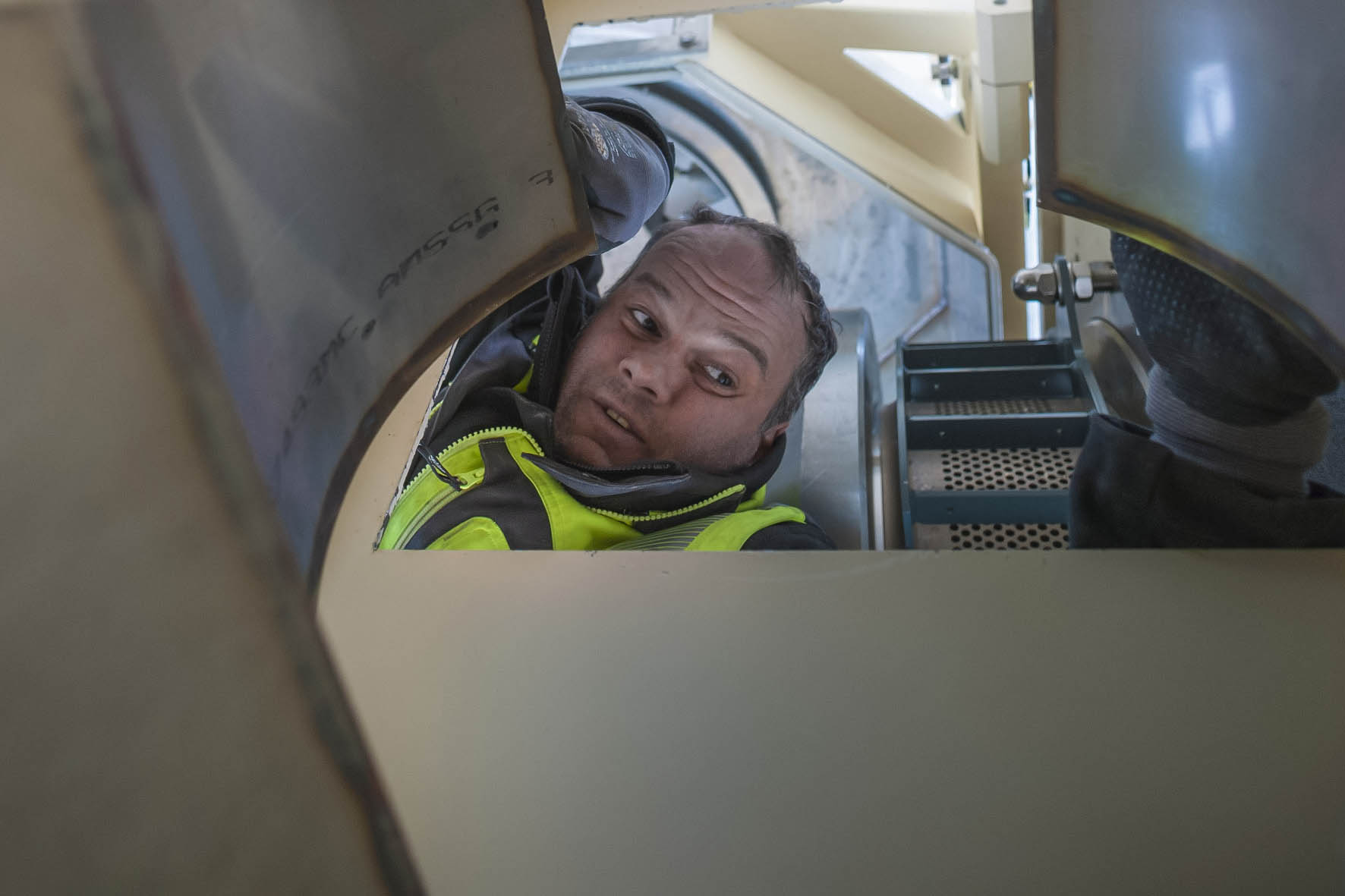 Machine installation in the PELLET.TOWER