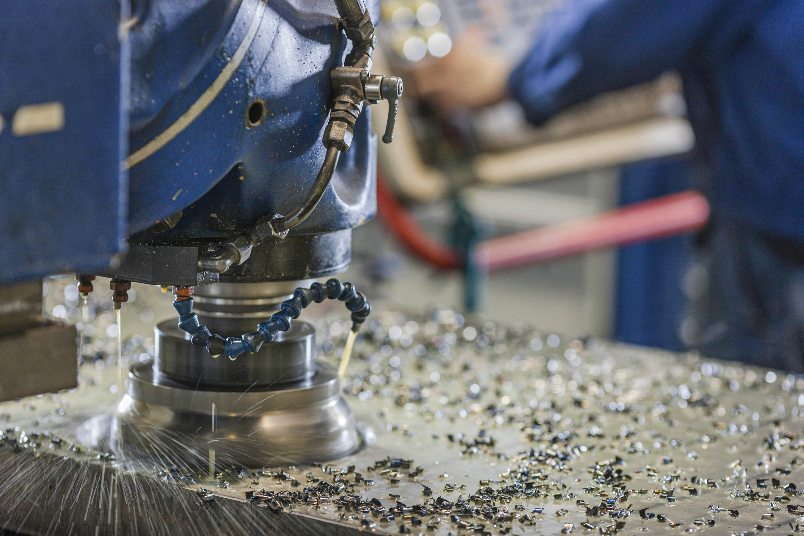 Milling cutter of a CNC machining center